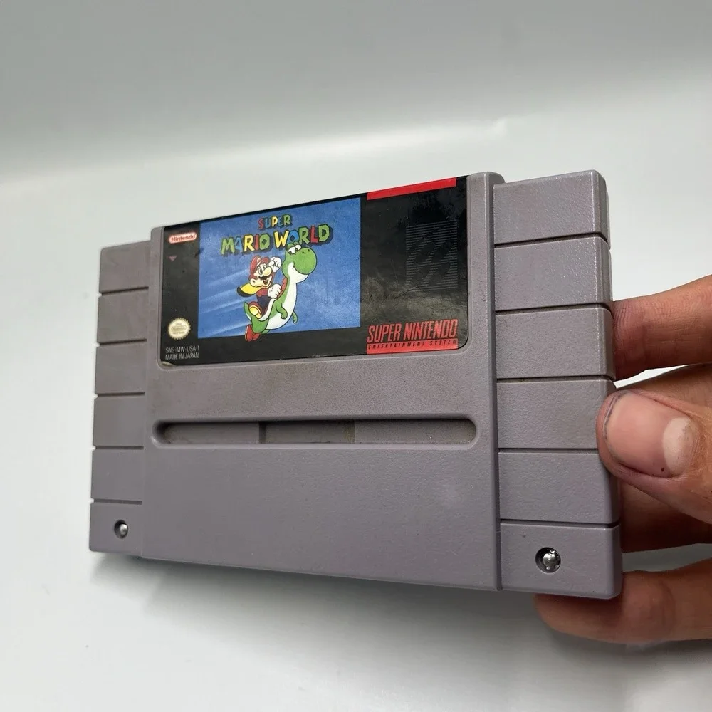 Super Mario World (Super Nintendo Entertainment System, 1991) Authentic Working!